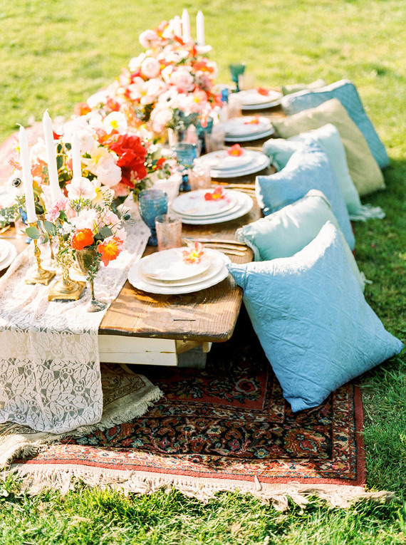 Boho tablescape