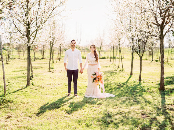 Spring boho wedding