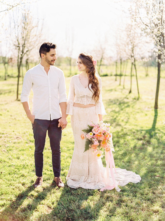 Spring boho wedding