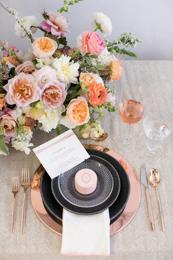 Modern custom wedding invites from Minted Inspiration