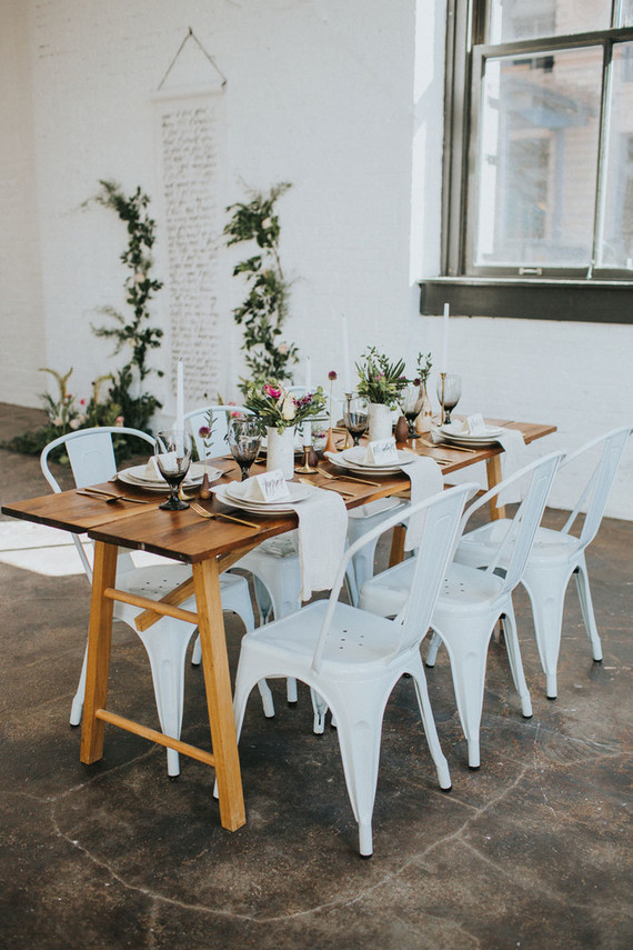 White tablescape