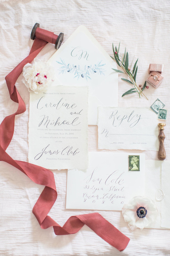 Calligraphy invitations