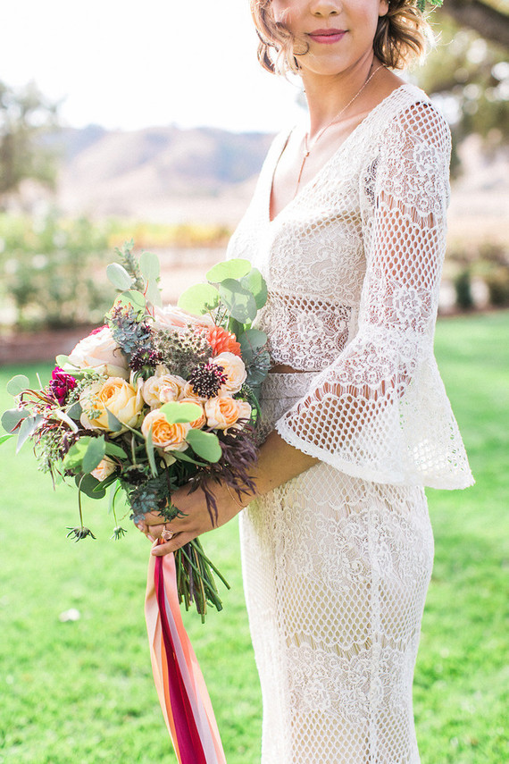 Summer bridal bouquet