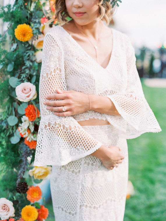 Vintage inspired wedding dress