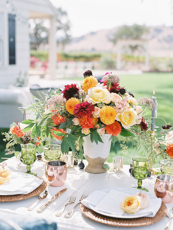 floral centerpiece