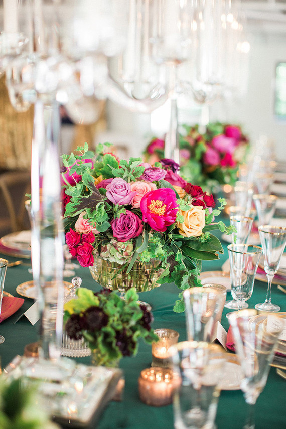 Jewel toned florals Inspiration