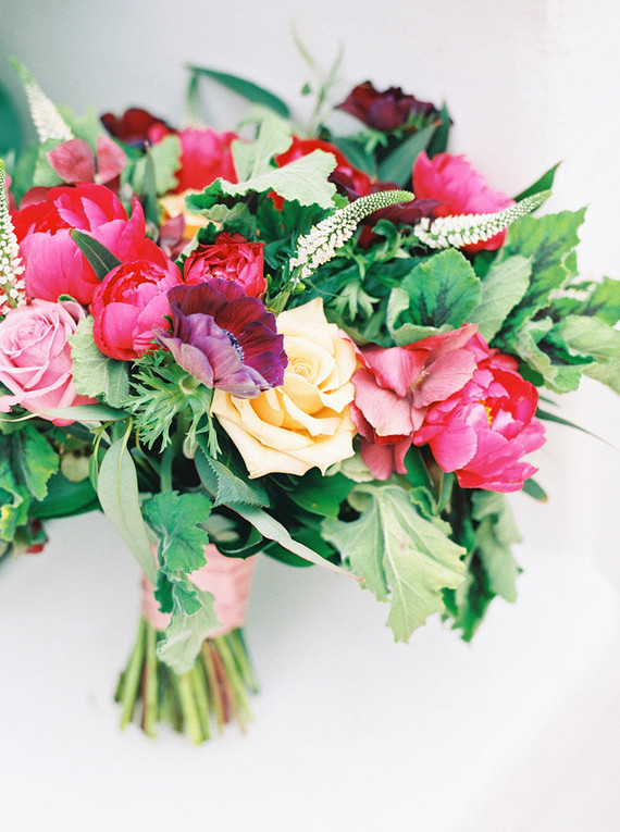 Jewel toned bouquet