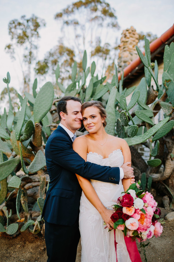 Ranch wedding portrait
