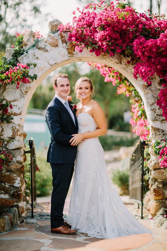 Ranch wedding portrait
