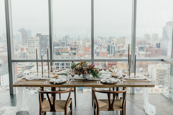 NYC penthouse wedding inspiration Inspiration