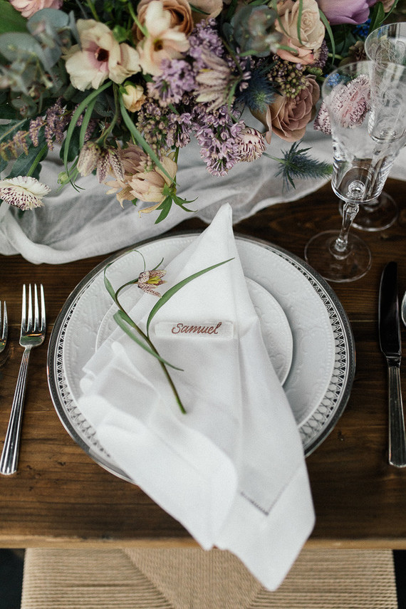 White place setting Inspiration