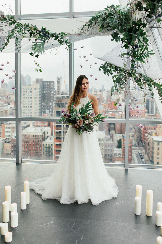 NYC penthouse wedding inspiration Inspiration