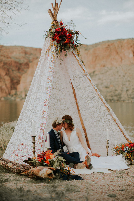 Wedding tipi