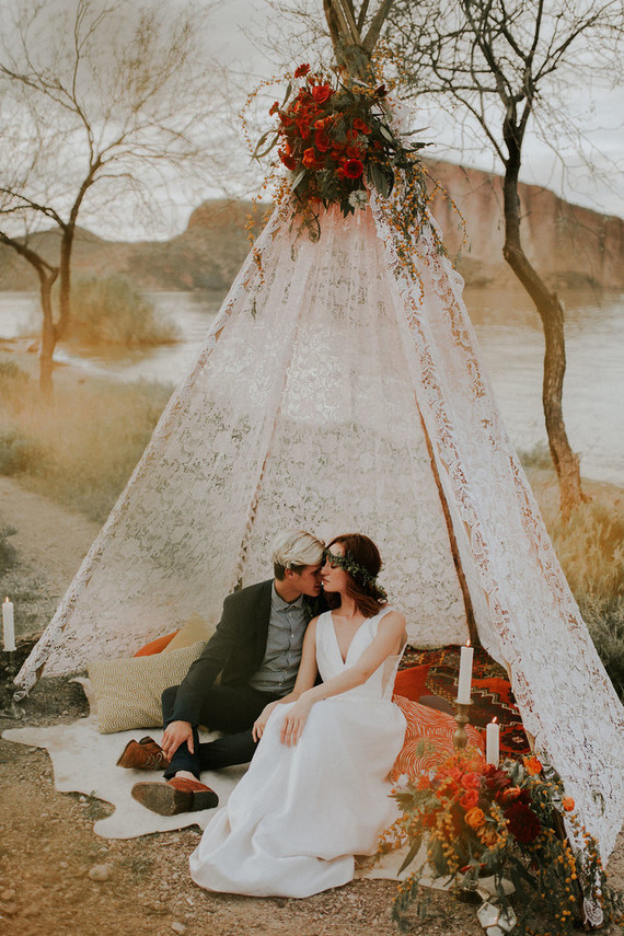Wedding tipi