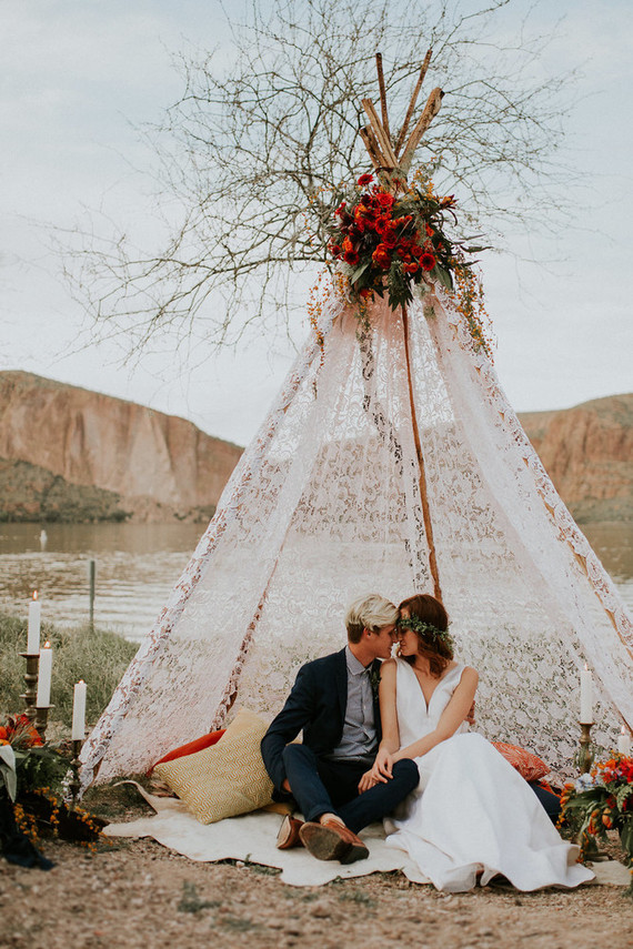 Wedding tipi
