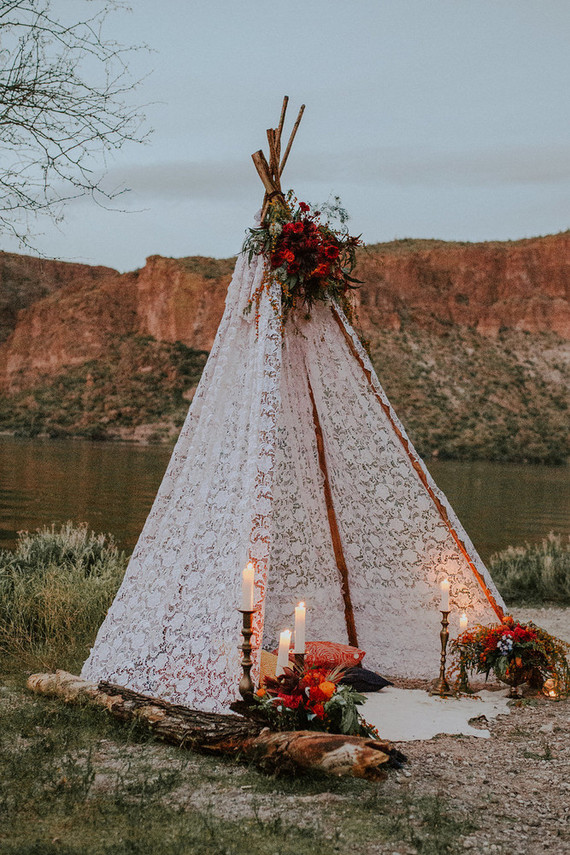 Wedding tipi
