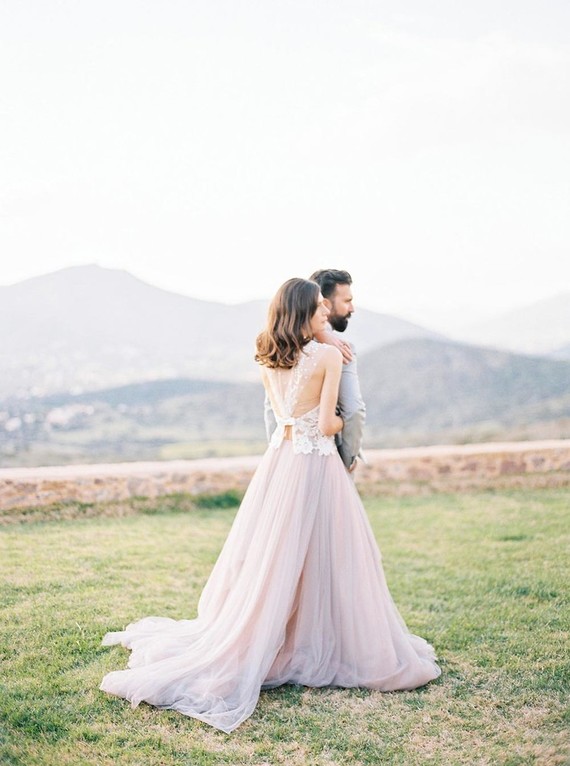 Custom bridal gown