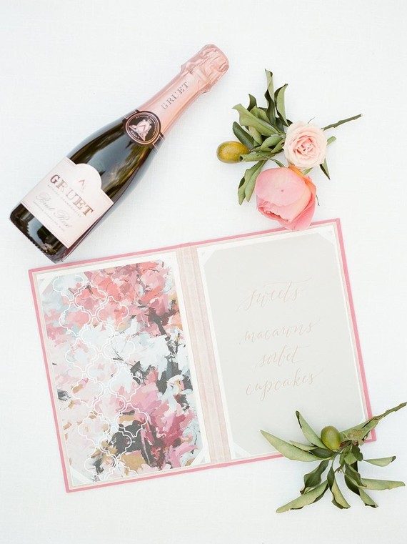 Calligraphy menu