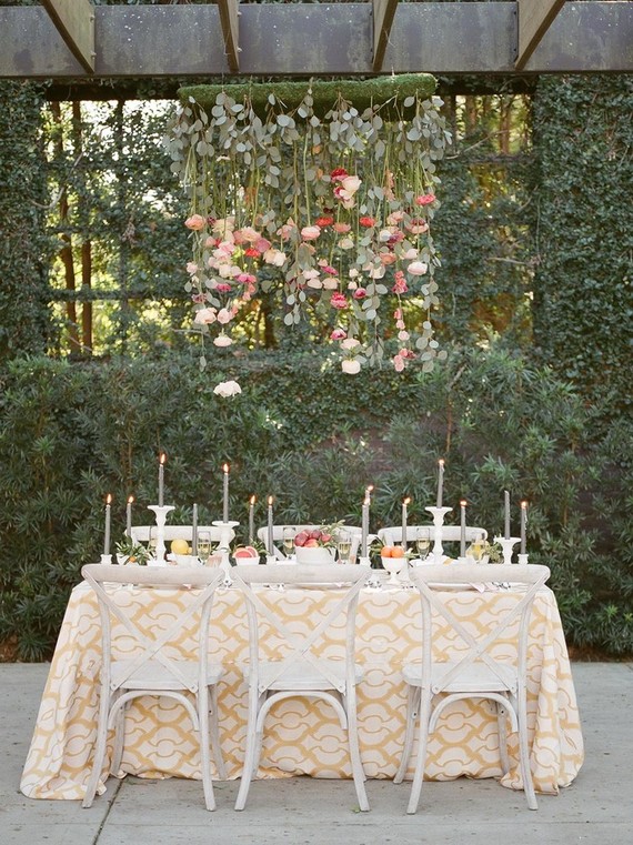 Spring tablescape