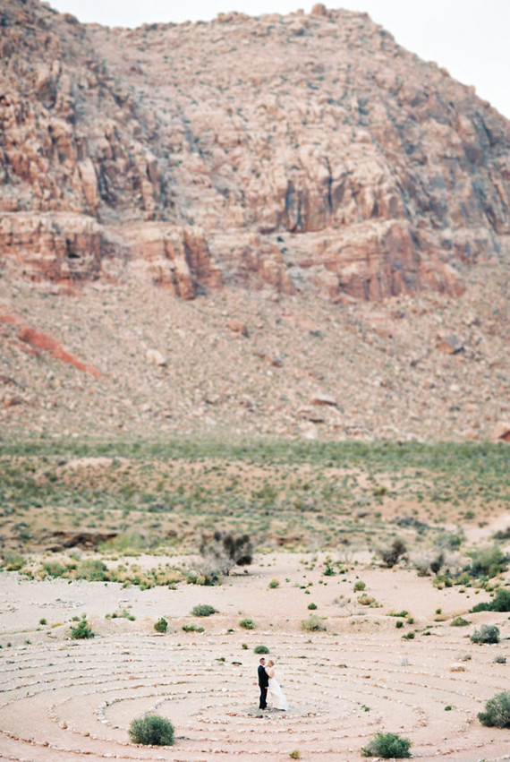 Desert elopement inspiration in Las Vegas Wedding Inspiration