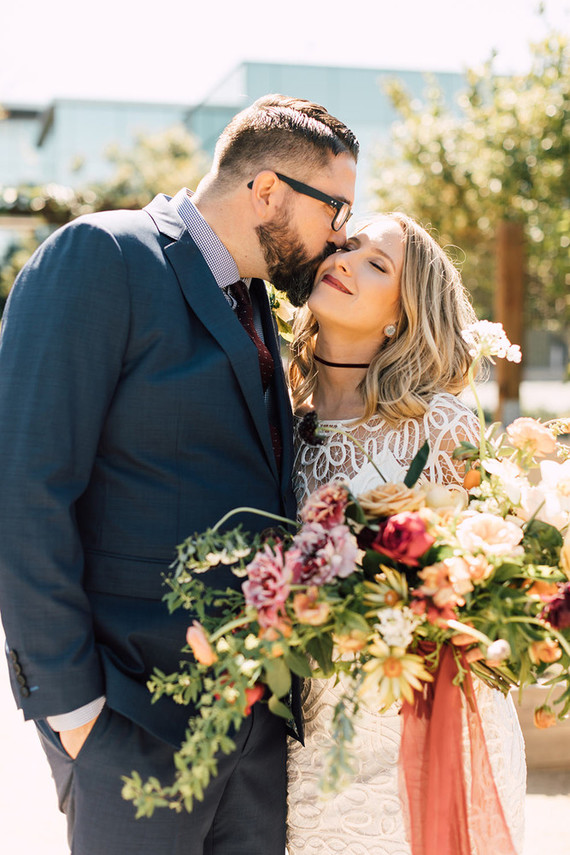 Summer wedding bouquet