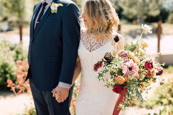 Summer wedding bouquet