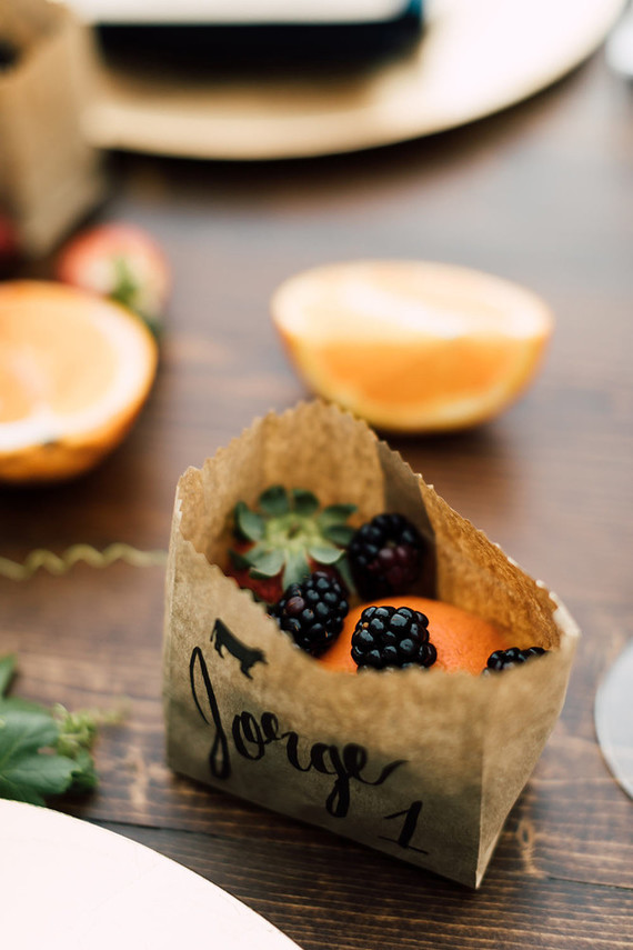 Colorful citrus-inspired wedding