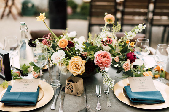 Colorful centerpiece