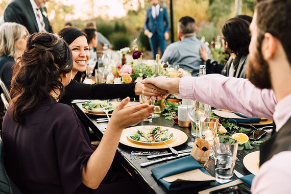 Colorful citrus-inspired wedding