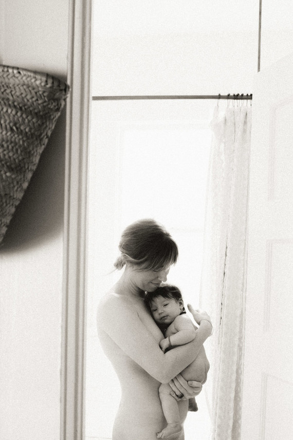 Lifestyle family newborn photos