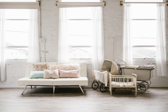 Spring pink baby shower