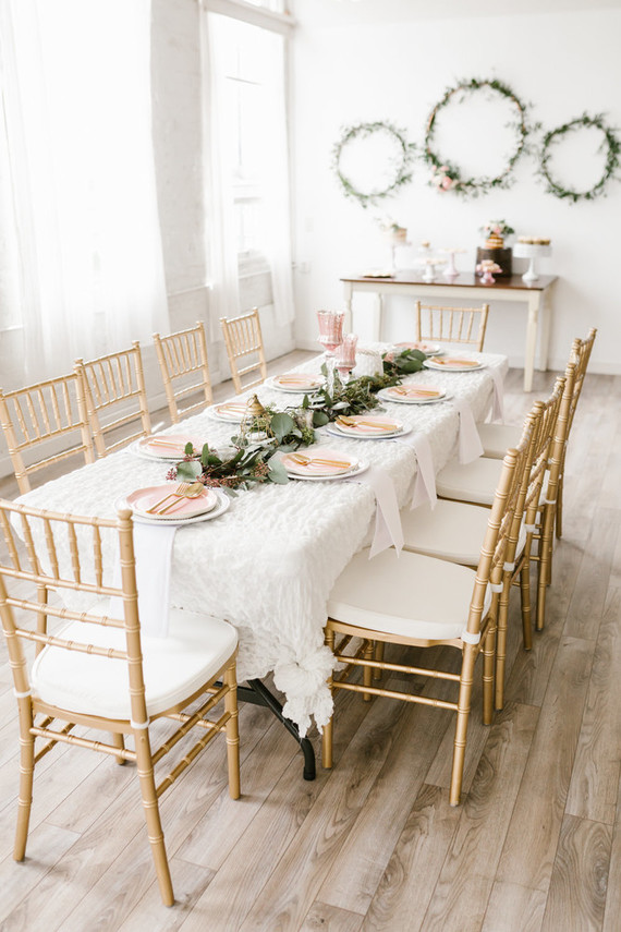 Spring pink baby shower