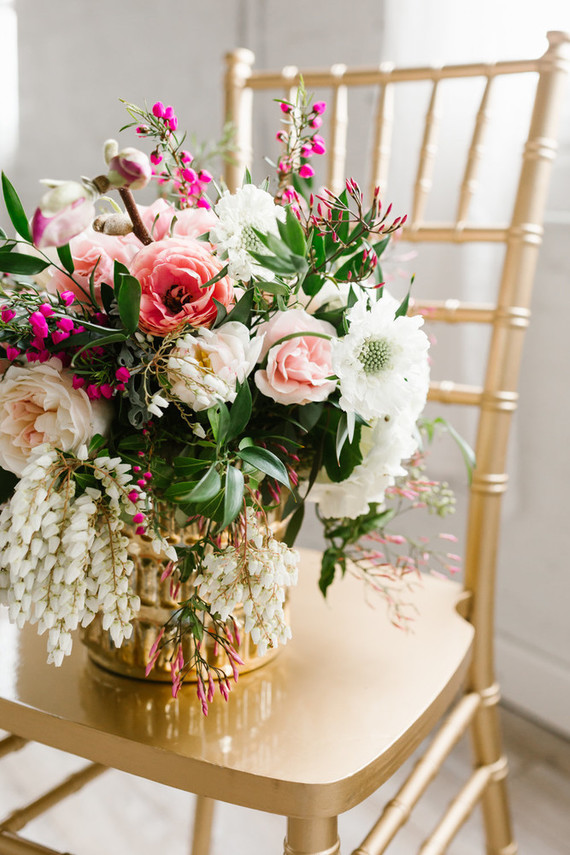 Spring pink baby shower