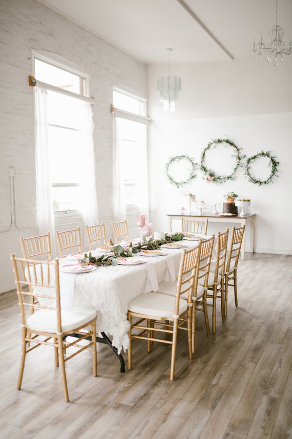 Spring pink baby shower