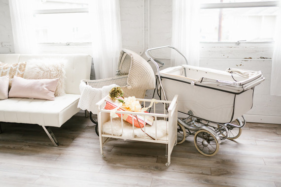 Spring pink baby shower