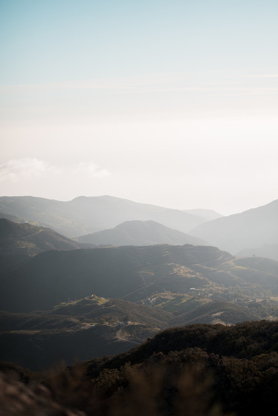 Malibu sunset engagement shoot