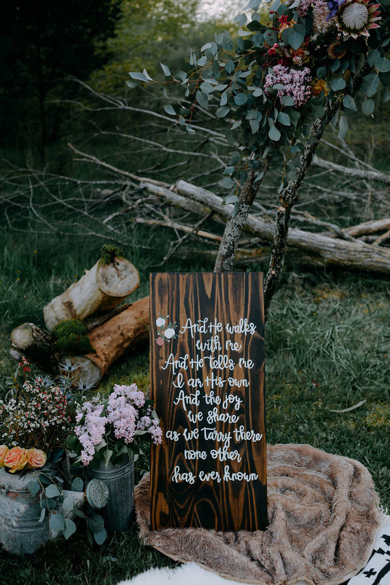 Wedding signage