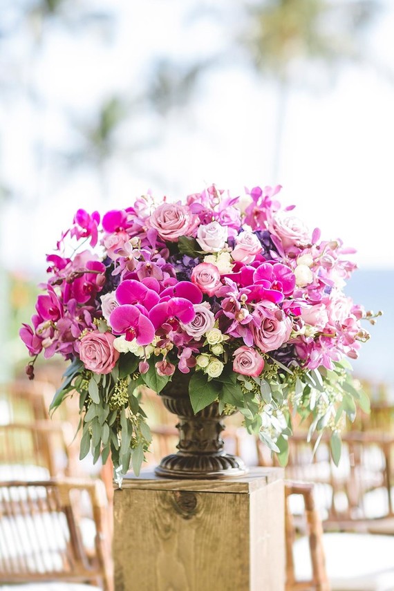 Pink floral arrangement
