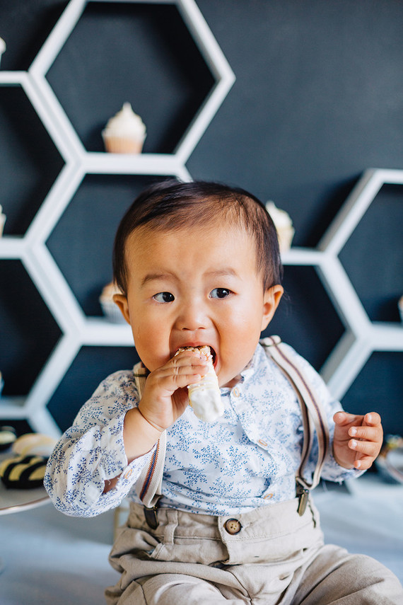 Modern Bee 1st birthday Inspiration