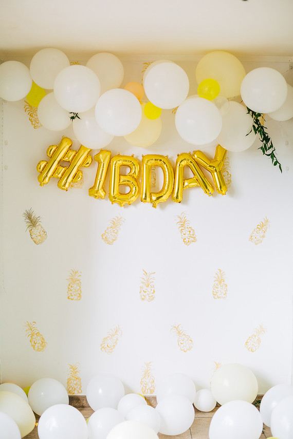 first birthday photo booth