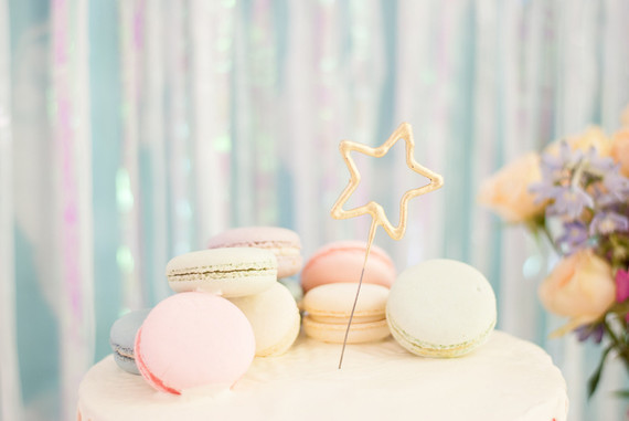Pastel iridescent girl's birthday party Inspiration