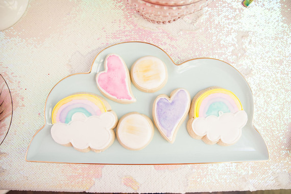 Pastel iridescent girl's birthday party
