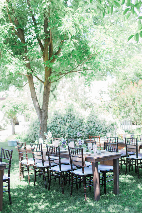 Spring, lavender baby shower brunch