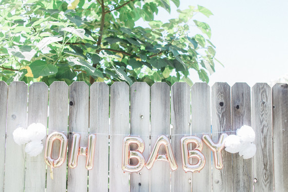 Spring, lavender baby shower brunch