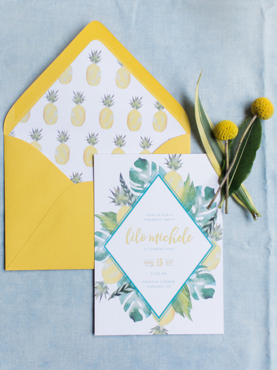 boho pineapple party ideas