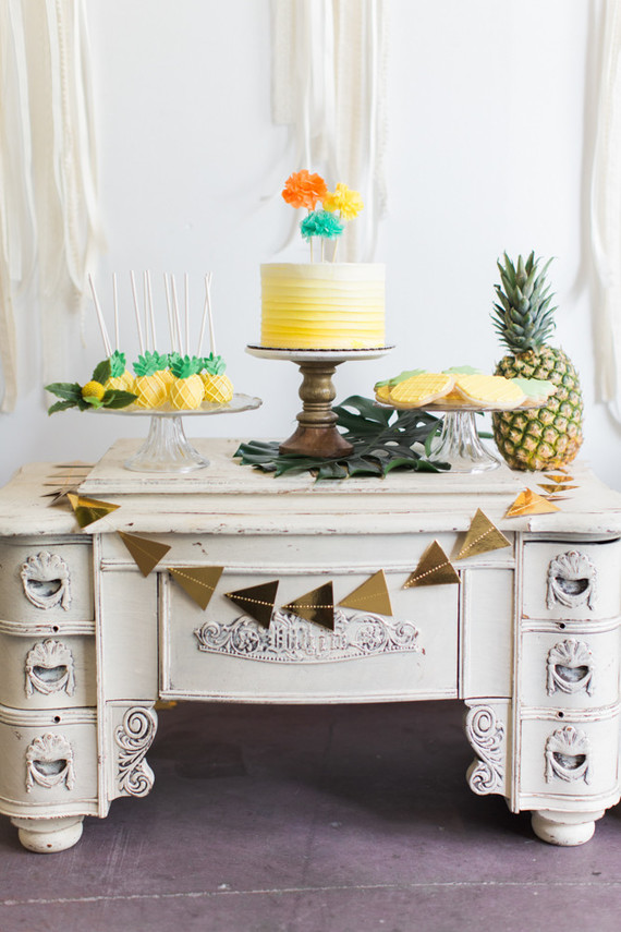 boho pineapple party ideas