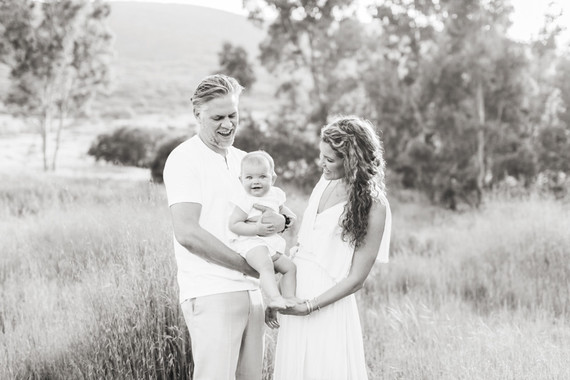 Summery family photos in Southern California