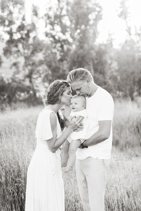 Summery family photos in Southern California