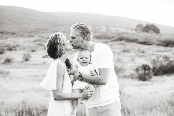 Summery family photos in Southern California
