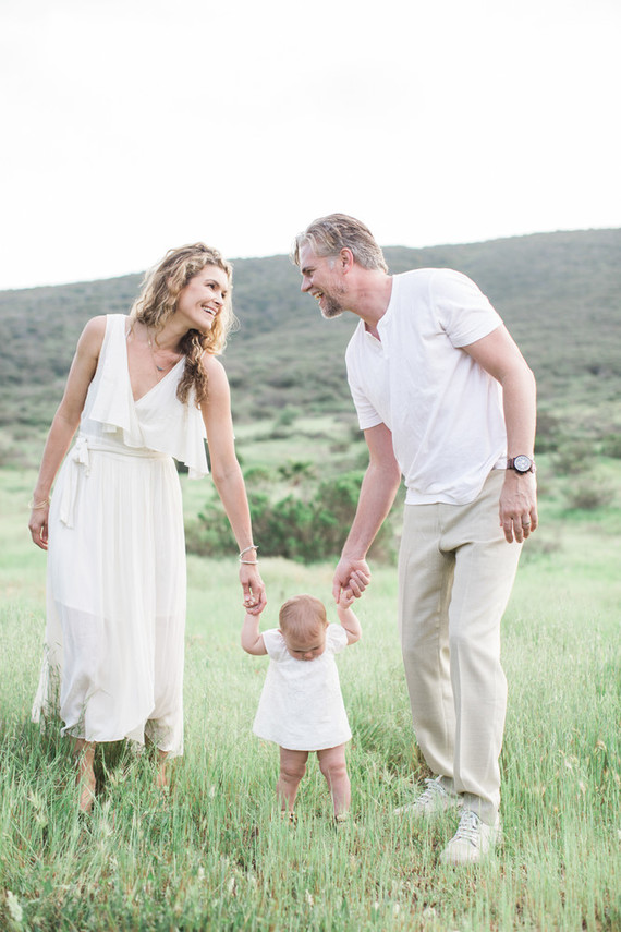 Summery family photos in Southern California